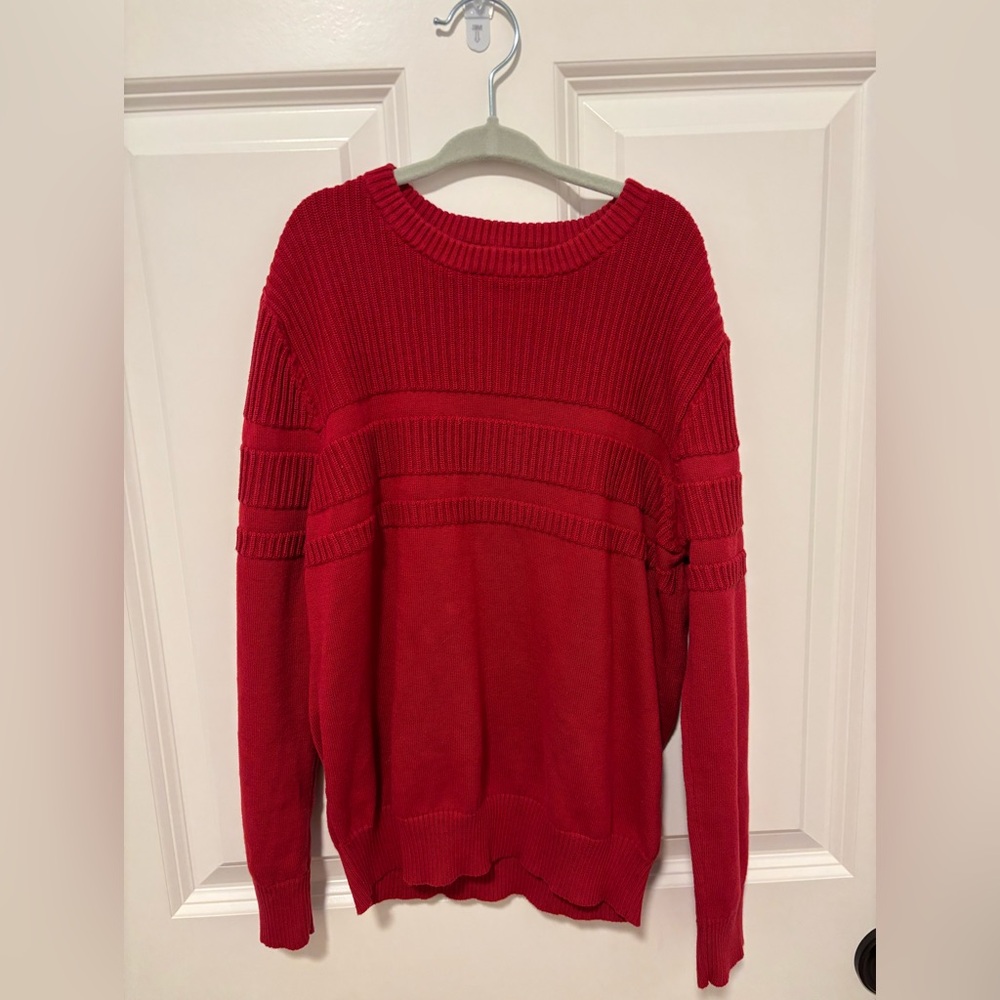 Cat and Jack light weight red sweater. Boys size medium.